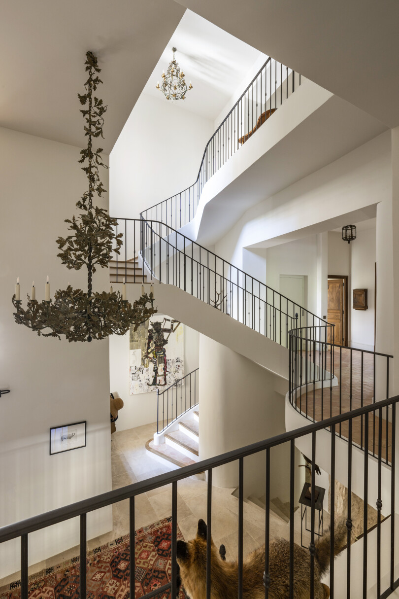 Chez Constance et Lawrence Slaughter au château de Mille à Apt.